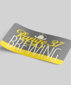 Matte Round Corner Rectangle Stickers